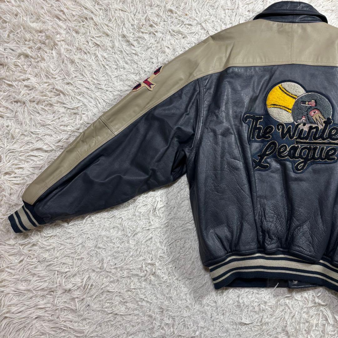 ギンシャリ様　Target ターゲット　スタジャン　リアルレザー　刺繍　LL