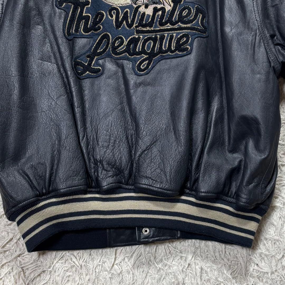 ギンシャリ様　Target ターゲット　スタジャン　リアルレザー　刺繍　LL