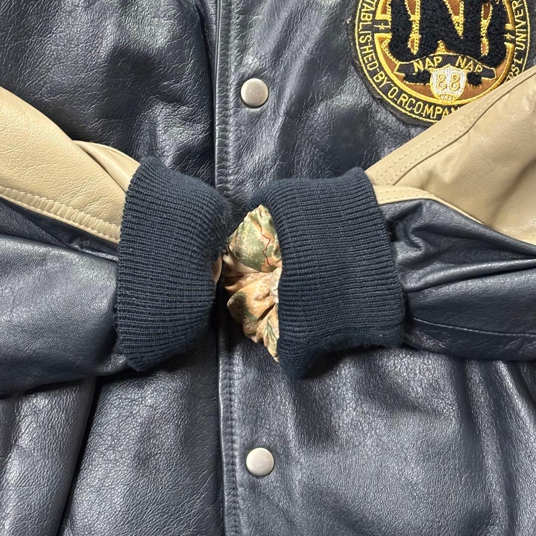 ギンシャリ様　Target ターゲット　スタジャン　リアルレザー　刺繍　LL