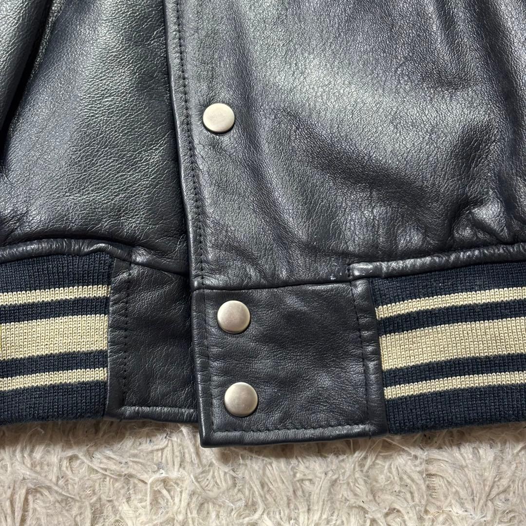 ギンシャリ様　Target ターゲット　スタジャン　リアルレザー　刺繍　LL