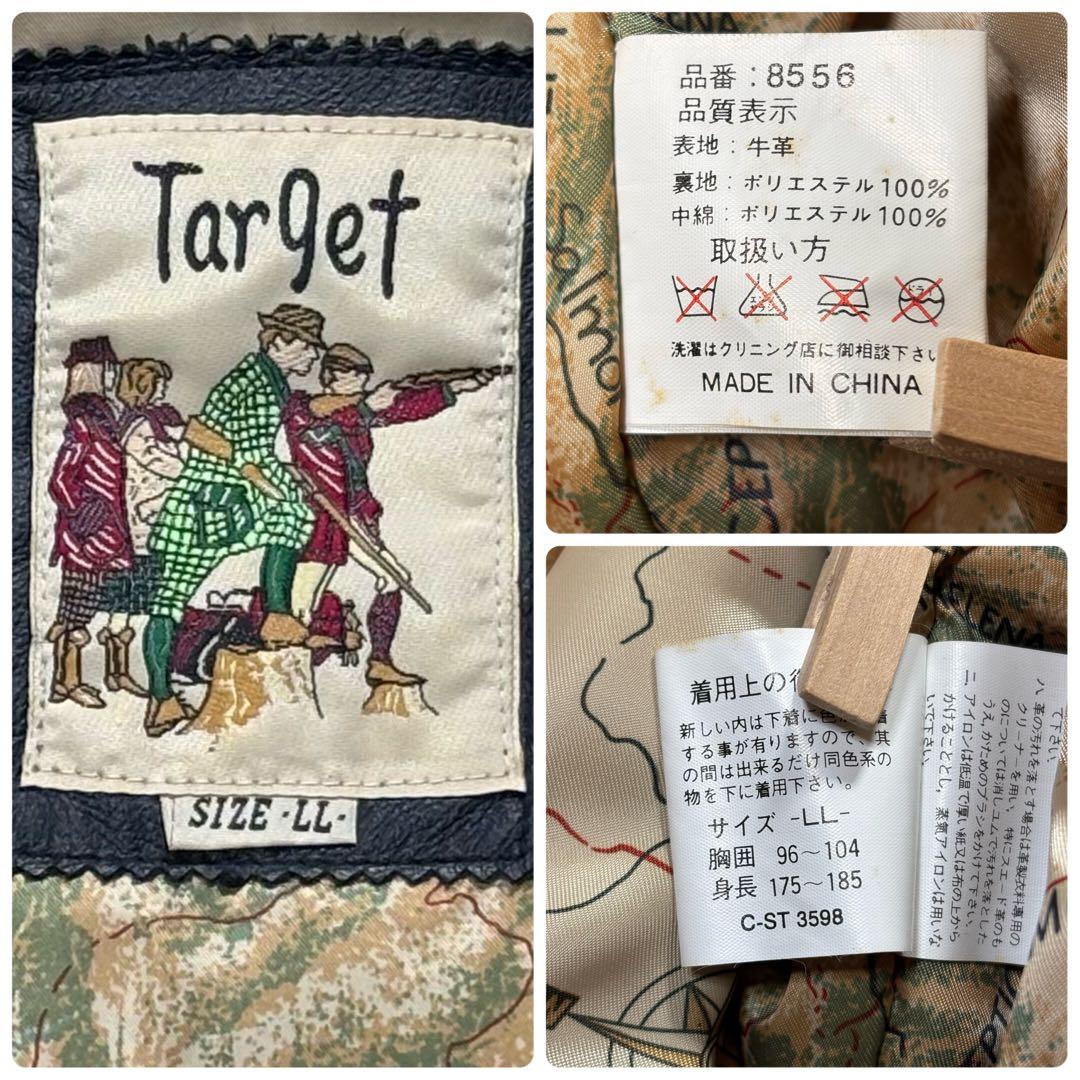 ギンシャリ様　Target ターゲット　スタジャン　リアルレザー　刺繍　LL