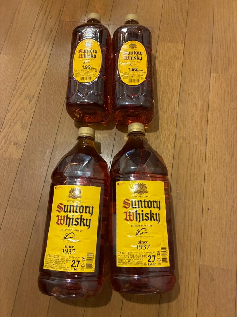 角瓶 2700ml　２本　1920ml　2本　合計４本