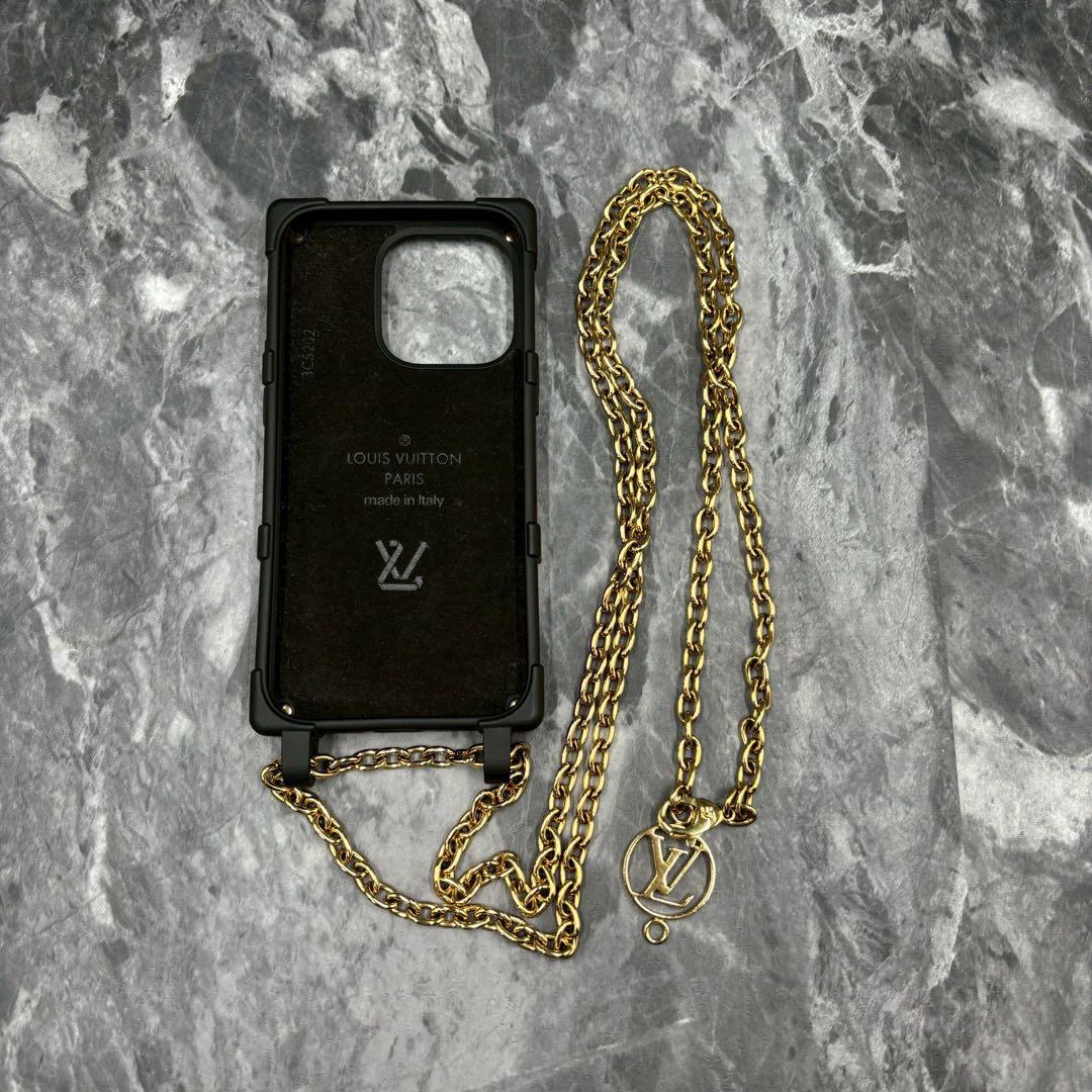 ✨️極美品✨️ ルイヴィトン iphone ケース 14pro チェーン