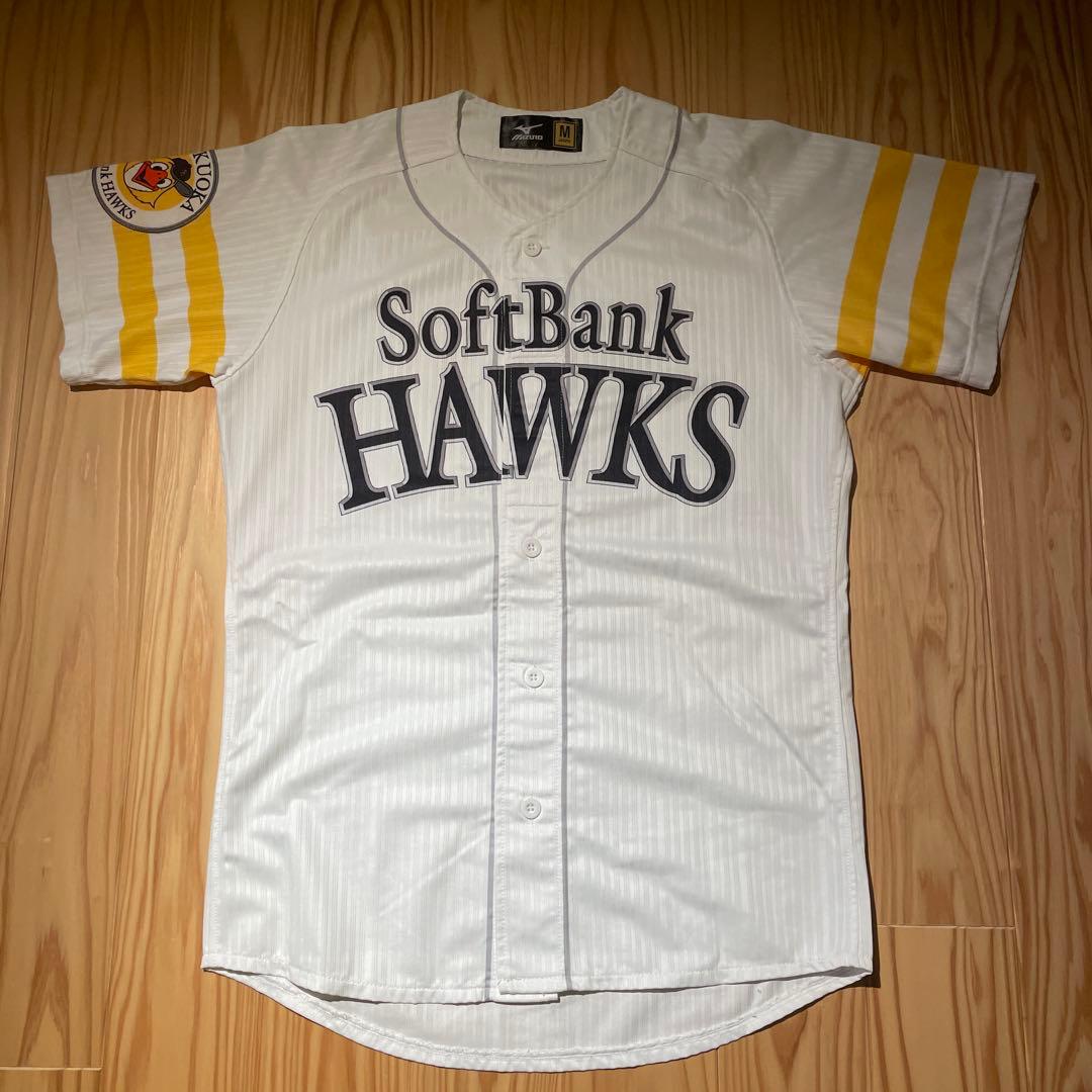 ホークス「ハイグレードレプリカユニフォーム」セット(ミズノ製Mサイズ、タグ付き)