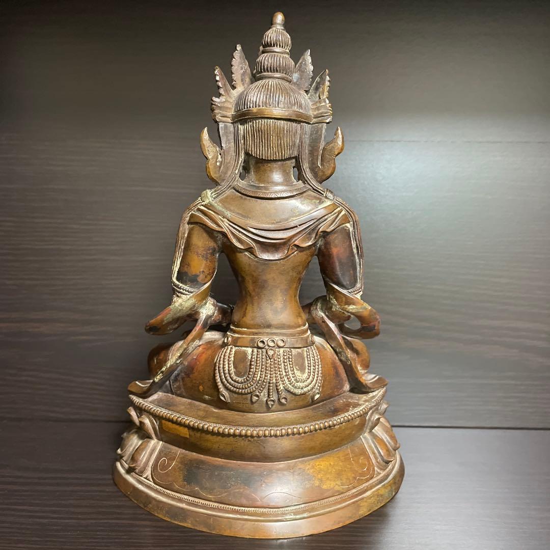 仏像　骨董　金属製