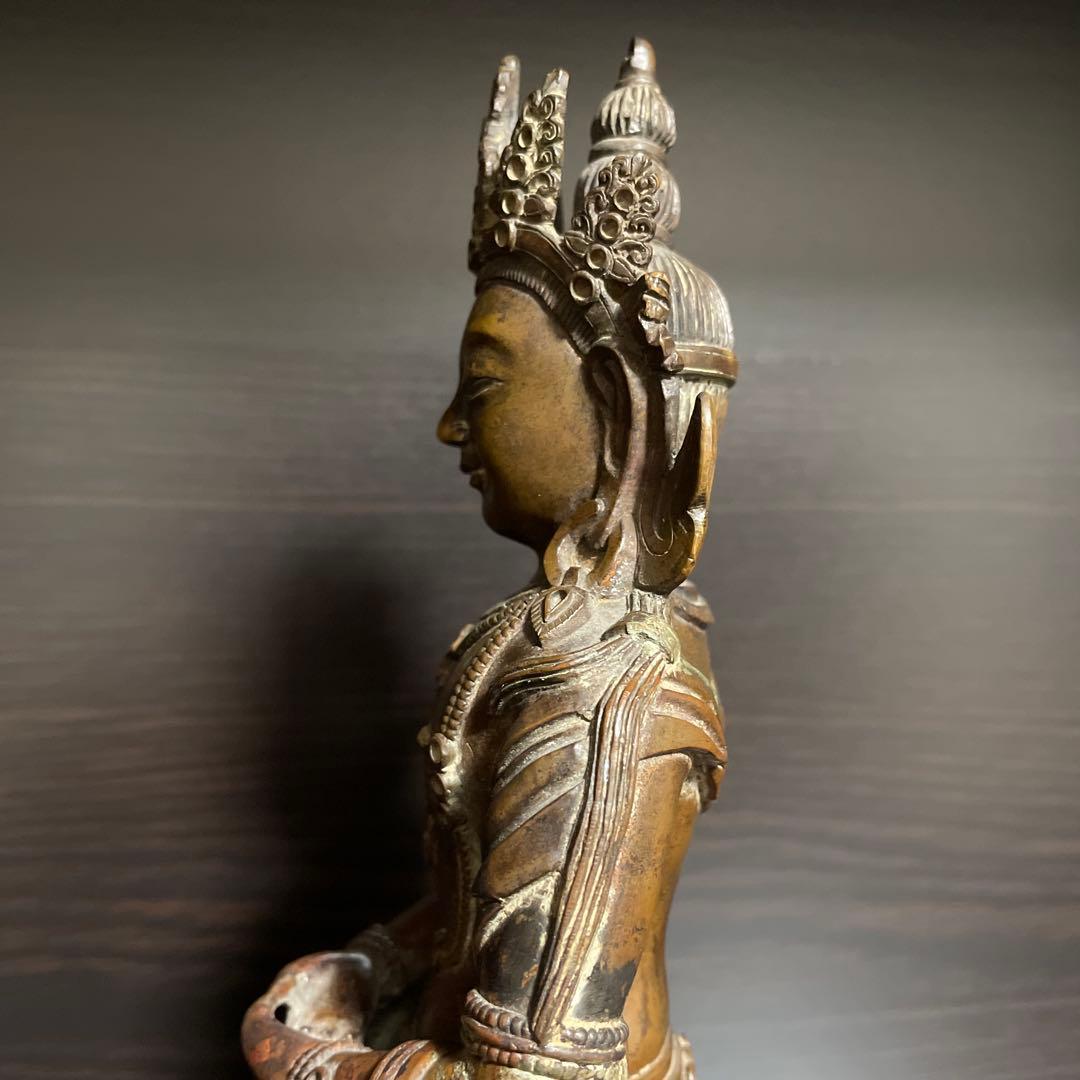 仏像　骨董　金属製