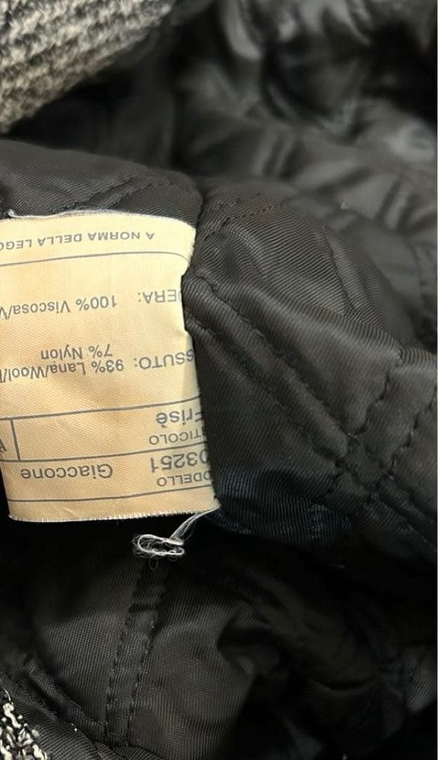 VERSACE ダブルウールボタンコート