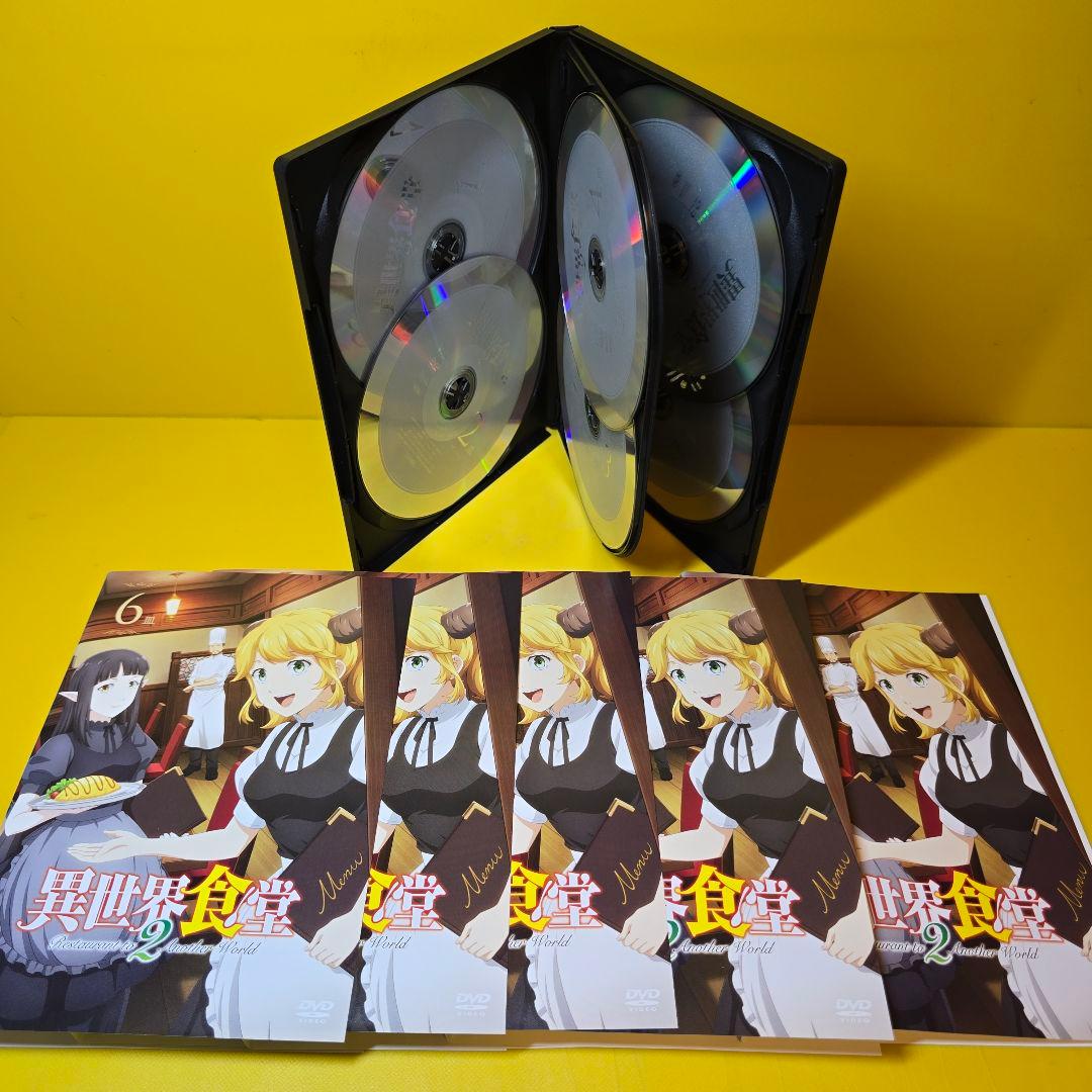※新品ケース交換済み　異世界食堂 1期、2期　DVD全12巻