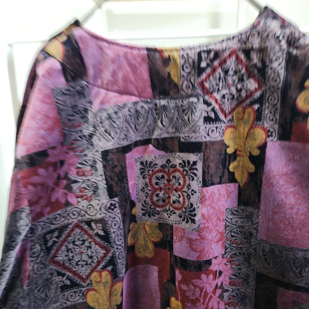 総柄着物ジャケット黒紫フェノメノンHUFメゾンスペシャルneonsign