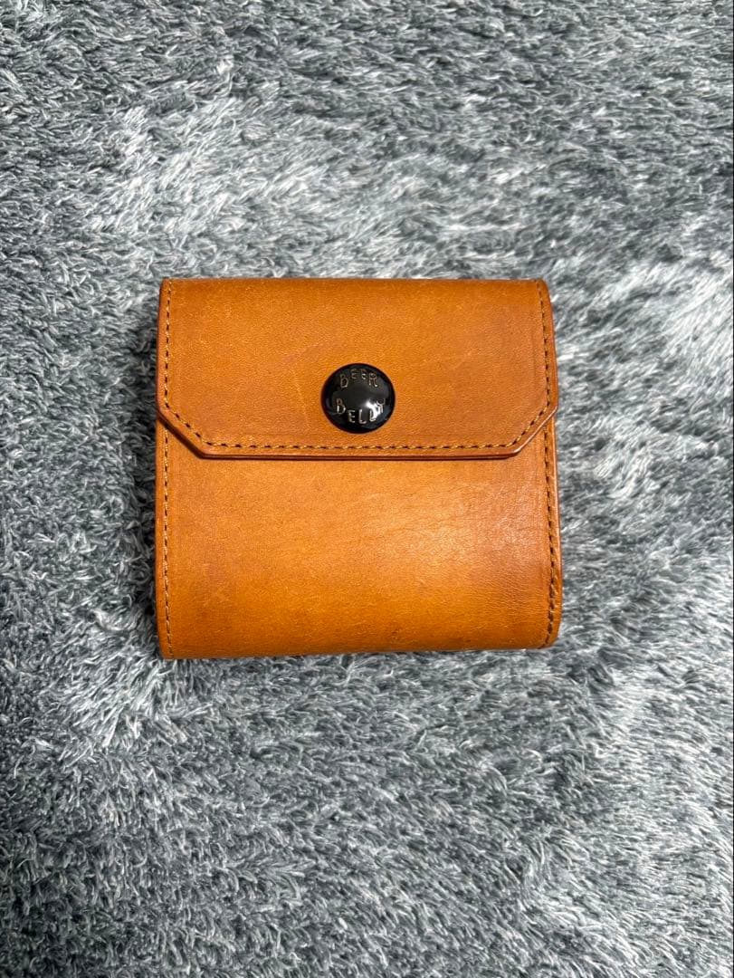 BEERBELLY 二つ折り財布 ブラウン