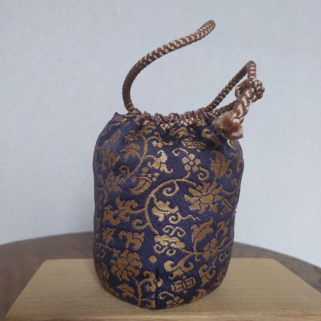 茶道具　備前焼　肩衝茶入　伊勢崎満　作　仕履付　表千家　裏千家　【匿名配送】