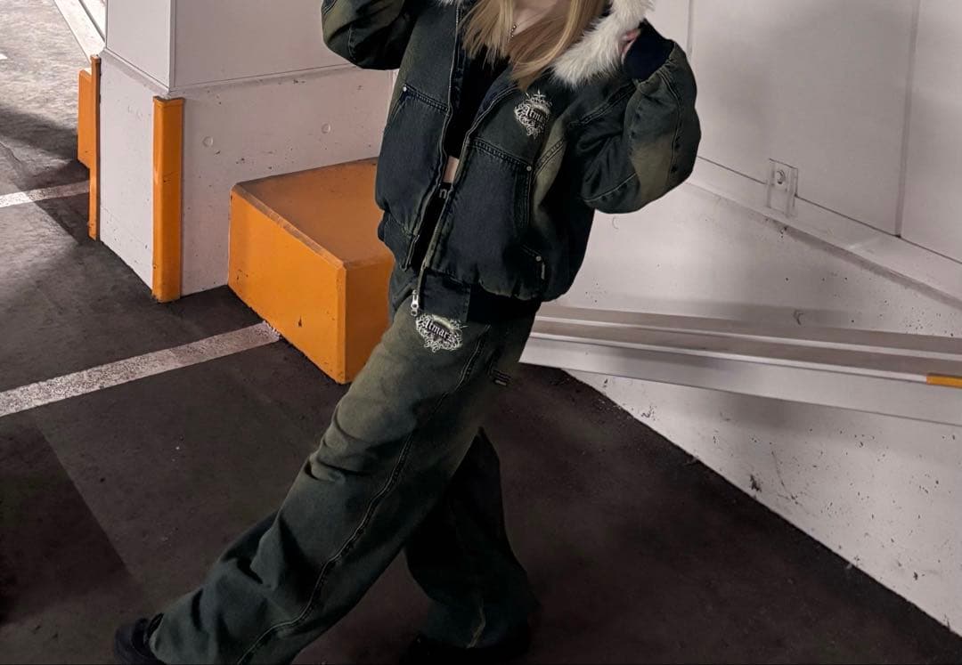 ファー付きセットアップ