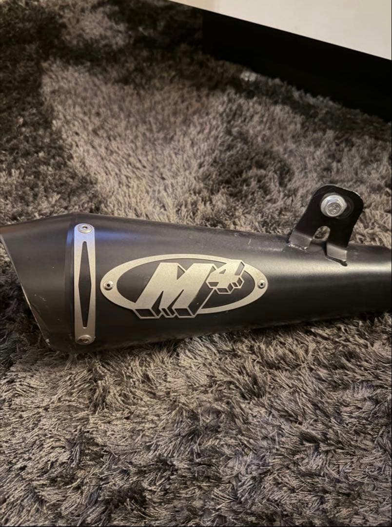 M4 ブラック スリムマフラー