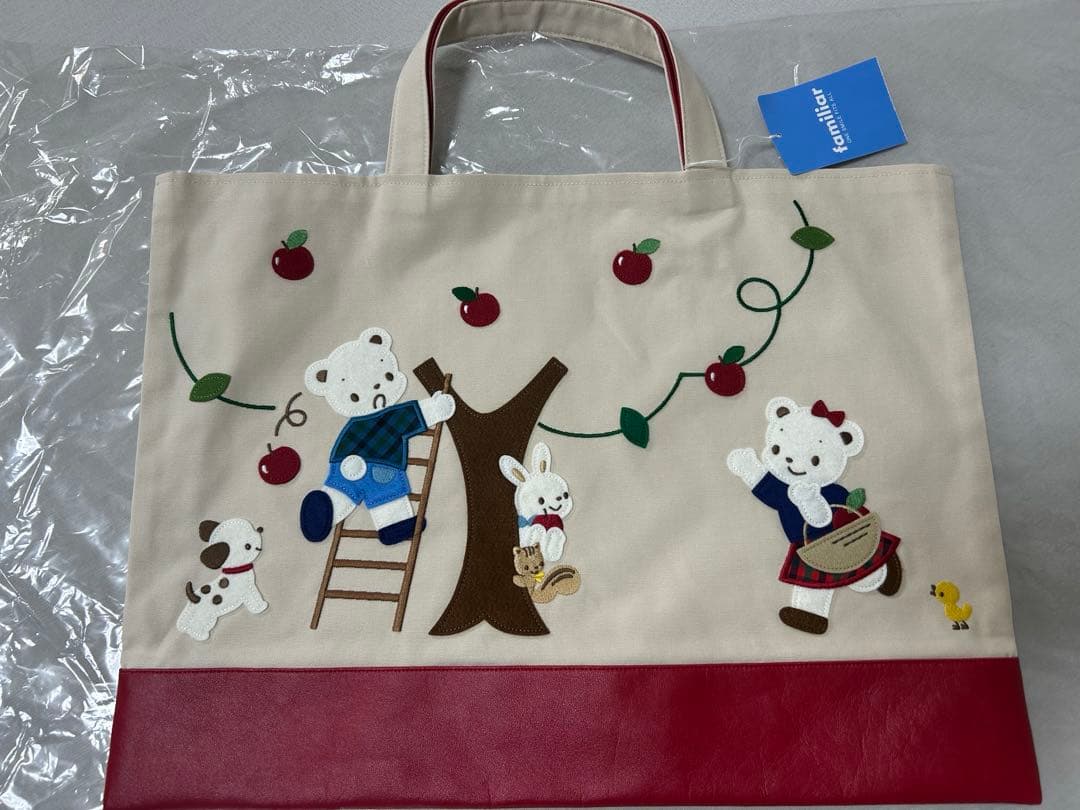 新品未使用★familiar 70周年　デニムバッグ