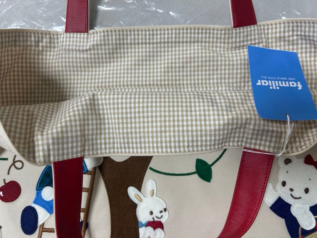 新品未使用★familiar 70周年　デニムバッグ