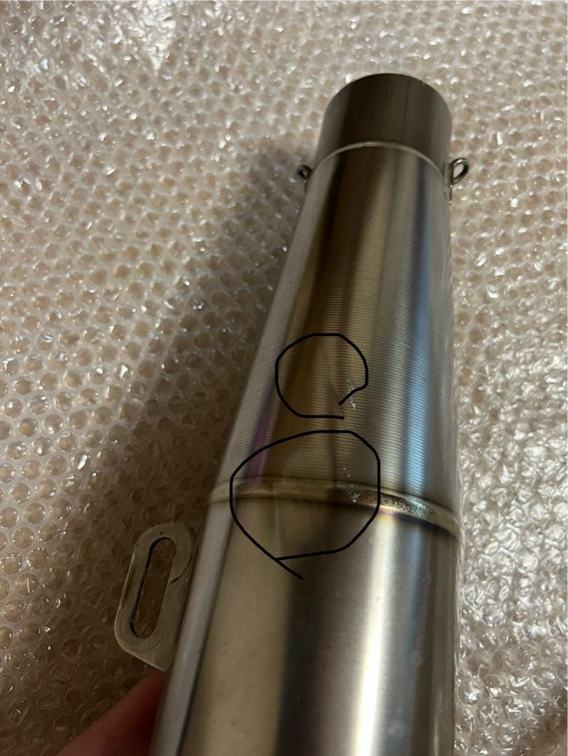 バイク用チタンマフラー