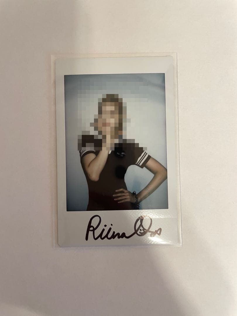 H1-KEY H1KEY RUN リイナ　トレカ　ポラロイド