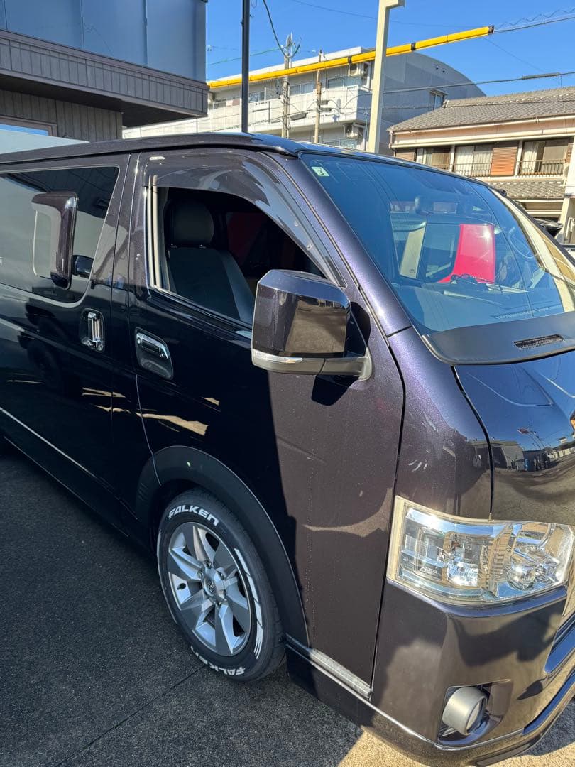 週末限定値下げ200系ハイエース 6型ルックウインカー付きドアミラー