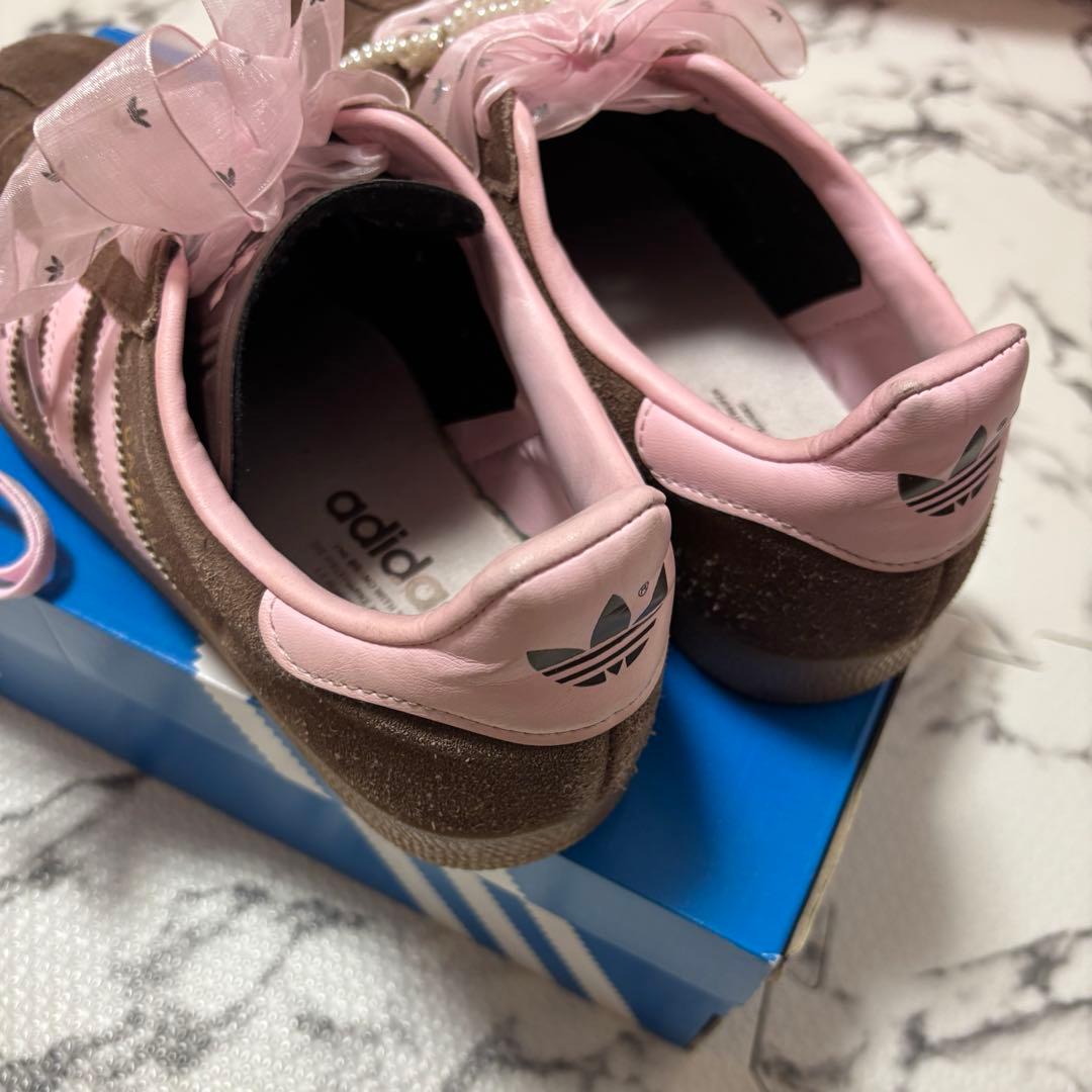 adidas GAZELLE ブラウン×ピンク　最終値下げ