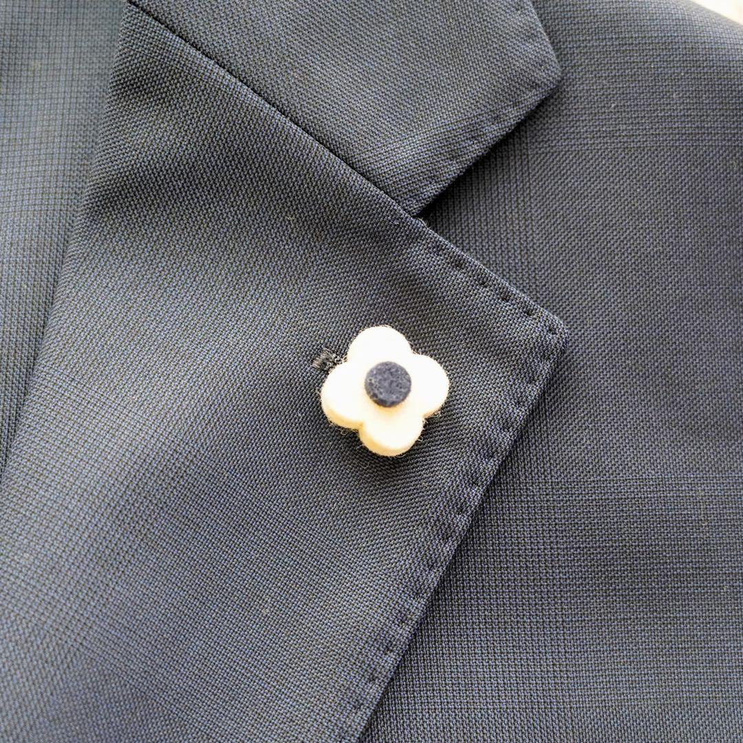 【極美品】ラルディーニ スーツ 上下セット 50 ネイビー ウール