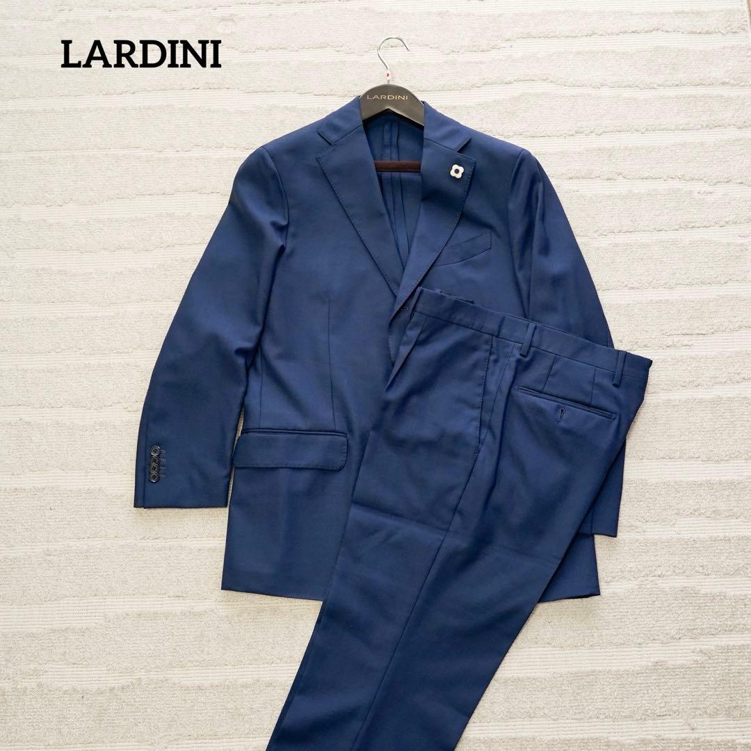 【極美品】ラルディーニ スーツ 上下セット 50 ネイビー ウール