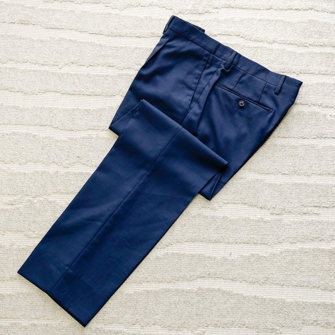 【極美品】ラルディーニ スーツ 上下セット 50 ネイビー ウール