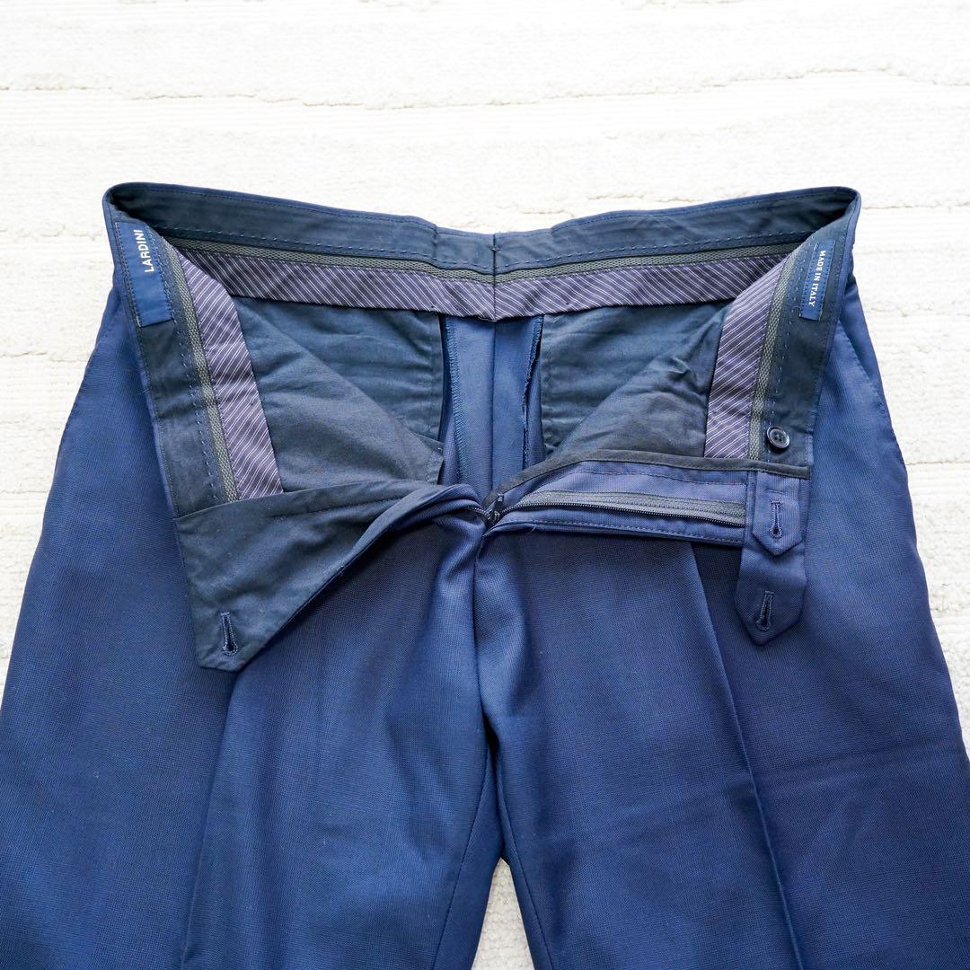 【極美品】ラルディーニ スーツ 上下セット 50 ネイビー ウール