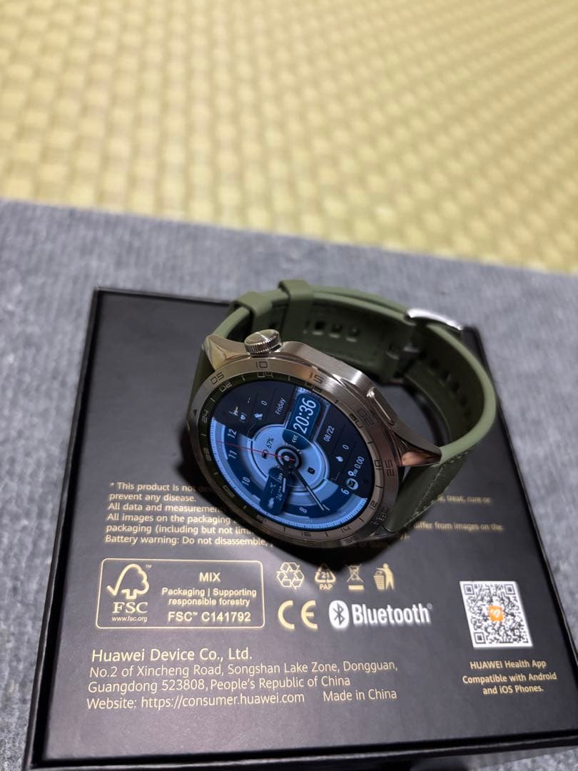 【美品】HUAWEI WATCH GT4 46mm ▪️グリーン スマートウォッチ