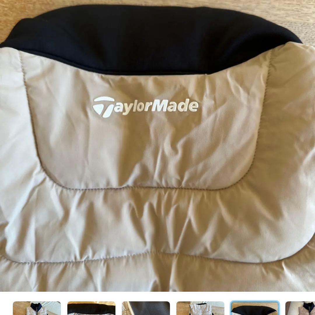テーラーメイド　レディースLサイズ　中綿ジャケット　ベージュダウンベスト　セット