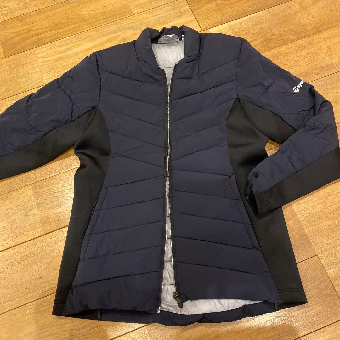 テーラーメイド　レディースLサイズ　中綿ジャケット　ベージュダウンベスト　セット