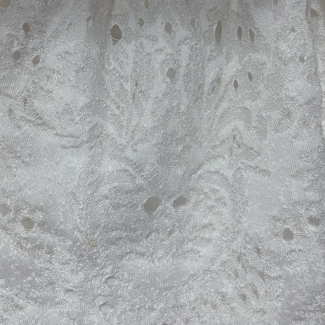 Chanel AW005 ホワイトレーススカート 38 P45363K04769