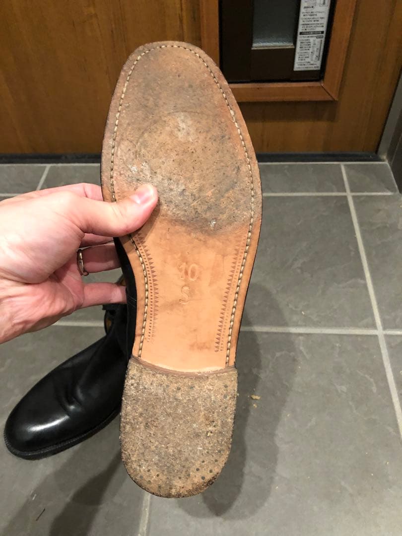 00s ミリタリー　チャッカブーツ　uk レザー