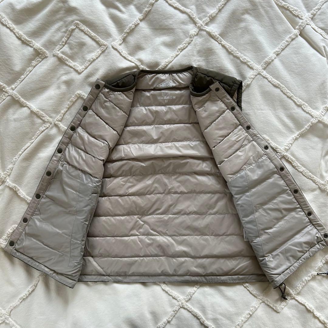 DANTON/ダントン　インナーダウン ダウンベスト　カーキ　M