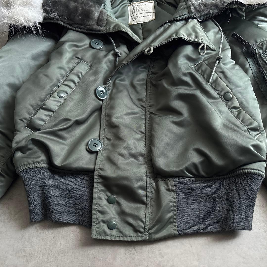 80's■USA製■ALPHA INDUSTRIES【S】N-2B 短丈 Y2K