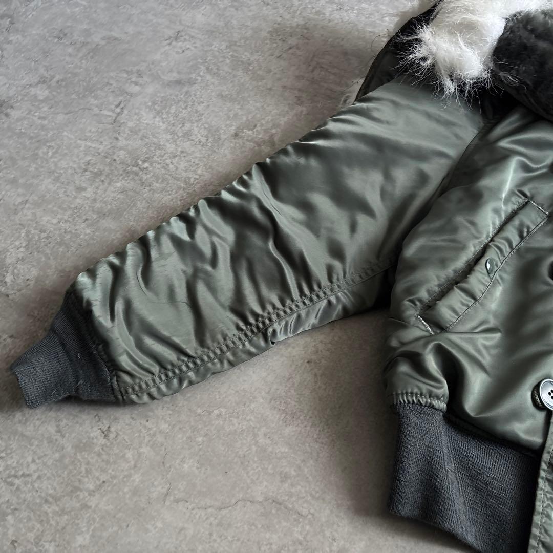 80's■USA製■ALPHA INDUSTRIES【S】N-2B 短丈 Y2K