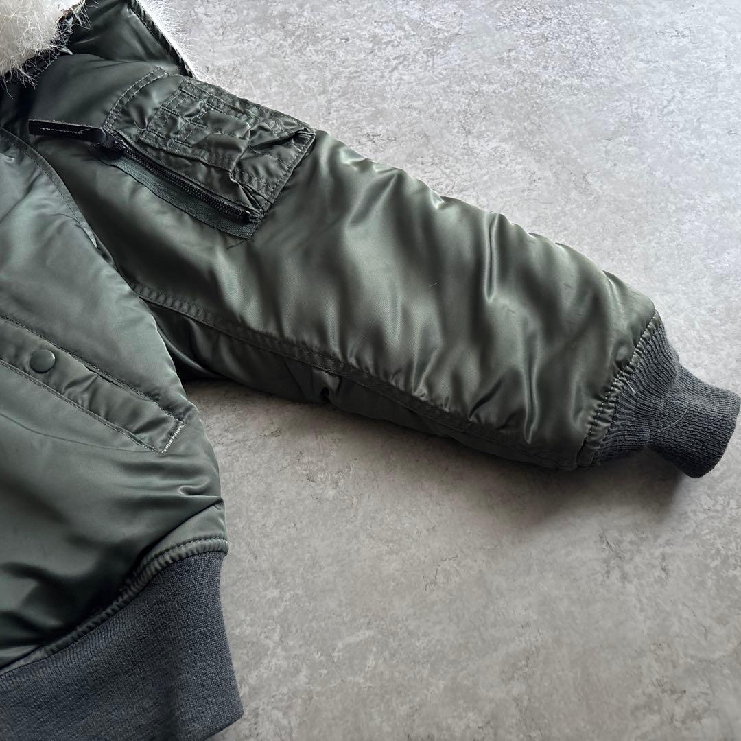 80's■USA製■ALPHA INDUSTRIES【S】N-2B 短丈 Y2K