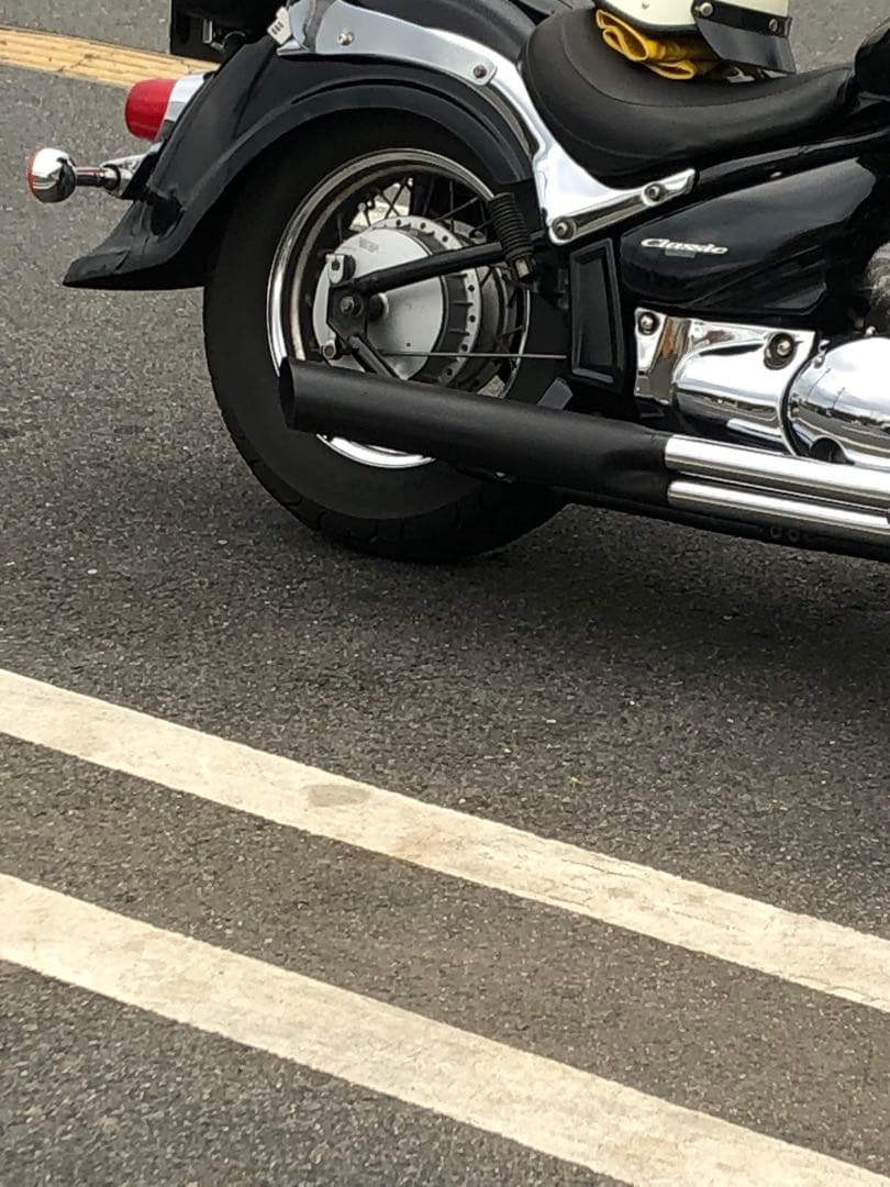 イントルーダークラシック400 ステンレス製クロームマフラー ケンテック