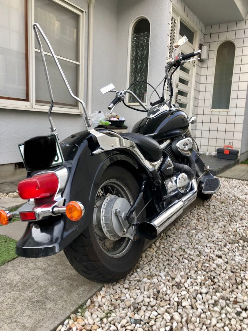 イントルーダークラシック400 ステンレス製クロームマフラー ケンテック