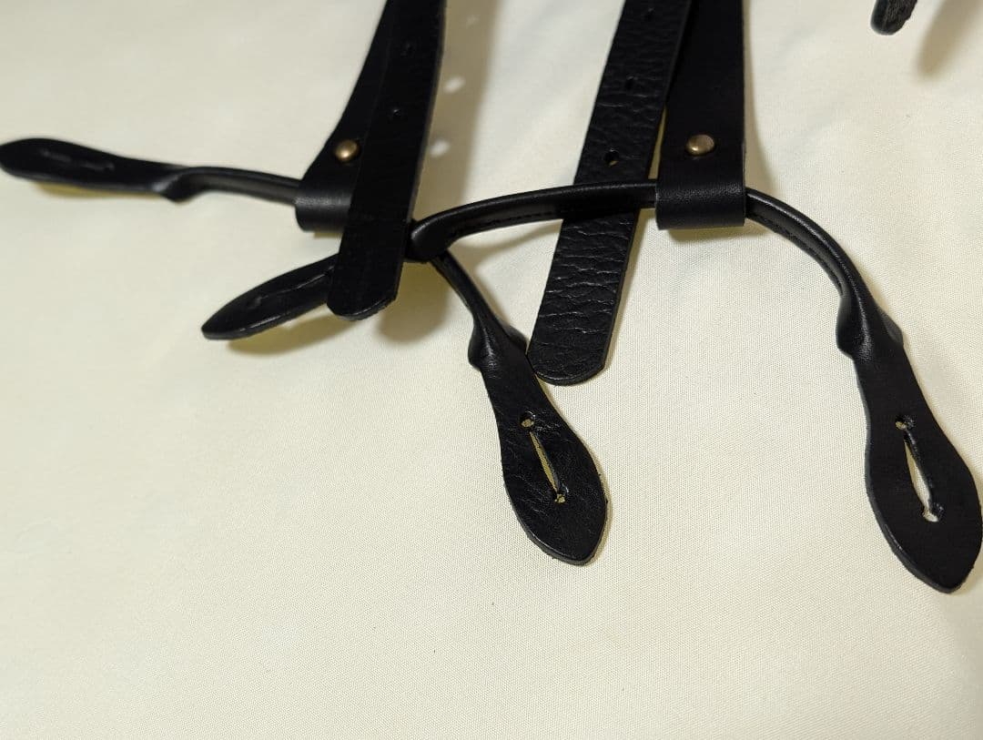 tcbジーンズ レザーサスペンダーM