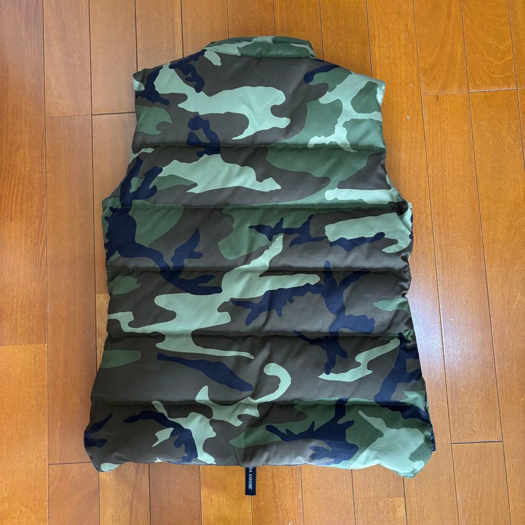 美品！  カナダグース 迷彩 カモフラ ベスト Sサイズ