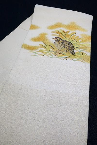 ★専用★未使用品 名古屋帯 松葉仕立て 綴れ ウズラ 長さ3m74cm