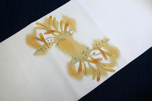 ★専用★未使用品 名古屋帯 松葉仕立て 綴れ ウズラ 長さ3m74cm