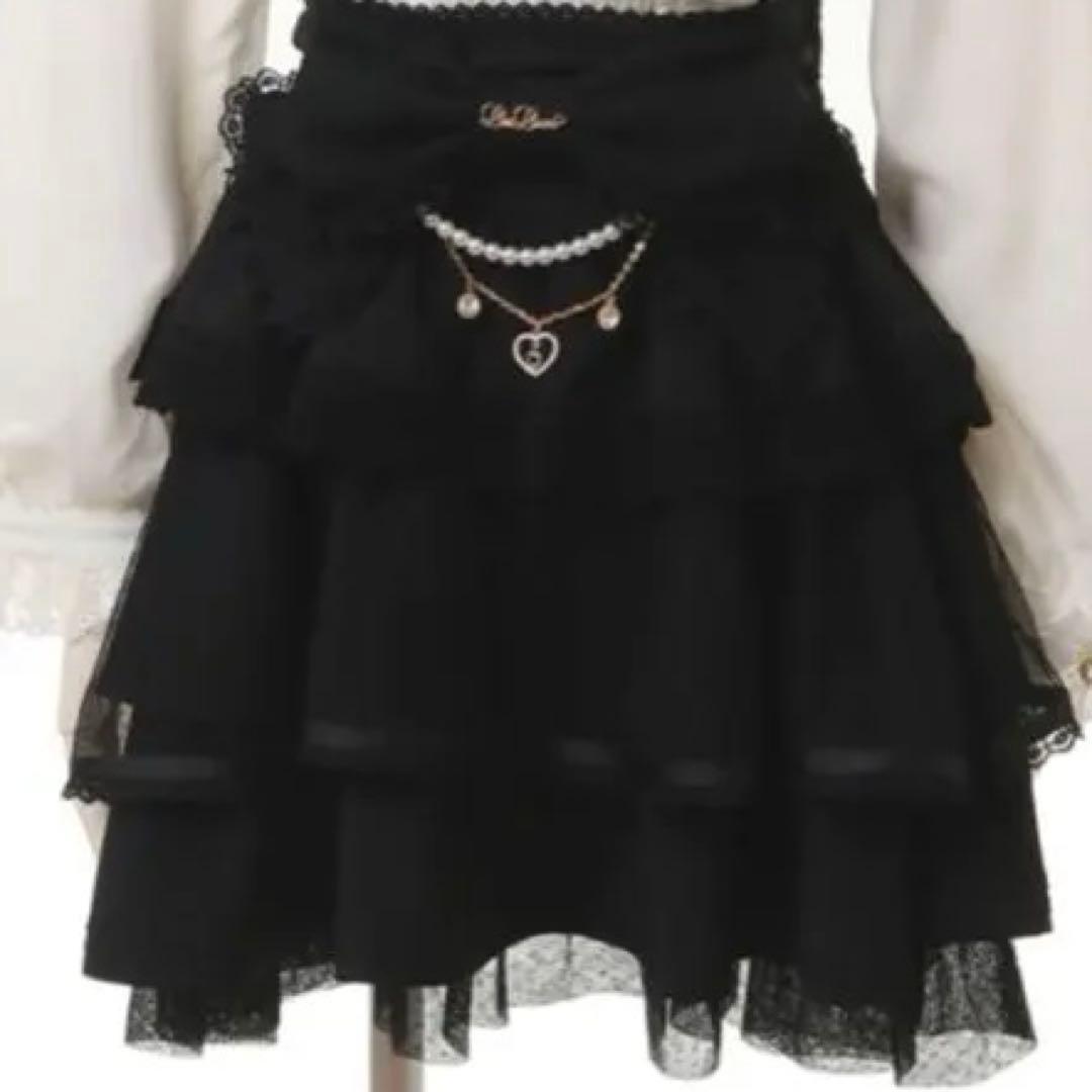 リズリサ ビッグリボンティアードスカート