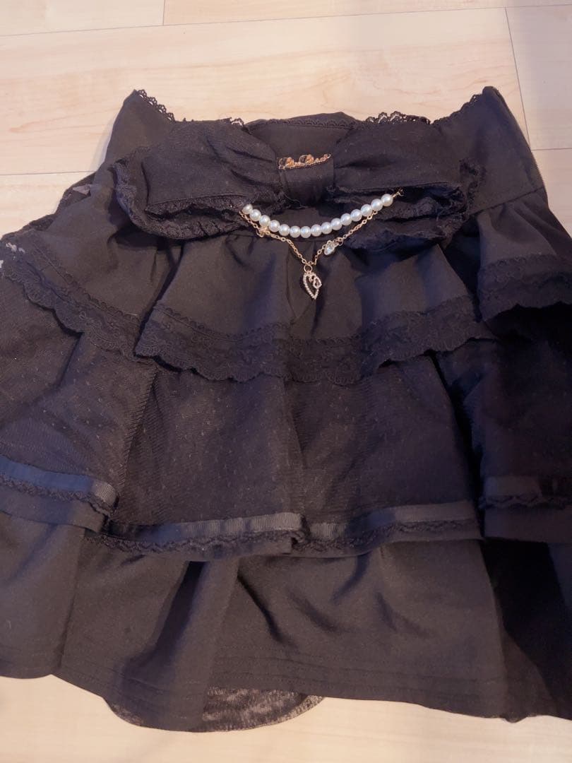 リズリサ ビッグリボンティアードスカート