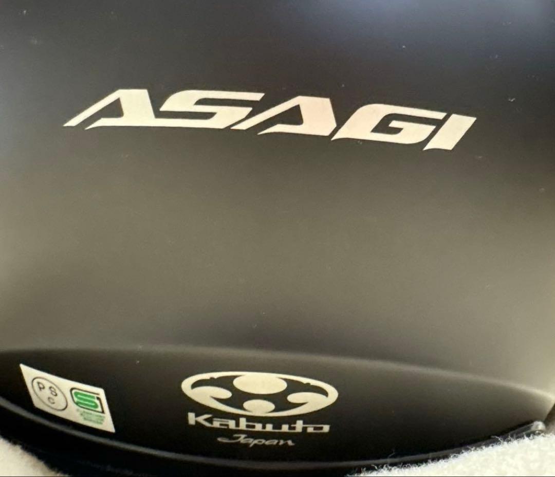 「バイク　ヘルメット【OGKカブト】　サイズ59〜60未満　ASAGIモデル」