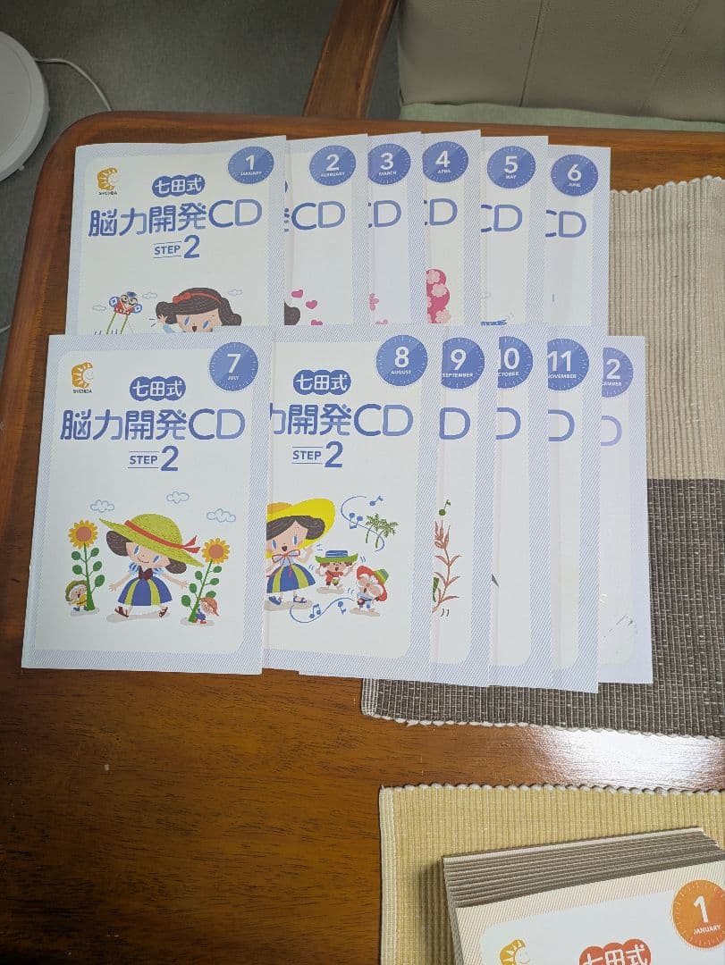 七田式脳力開発CD STEP 1, 2, 3 年長セット