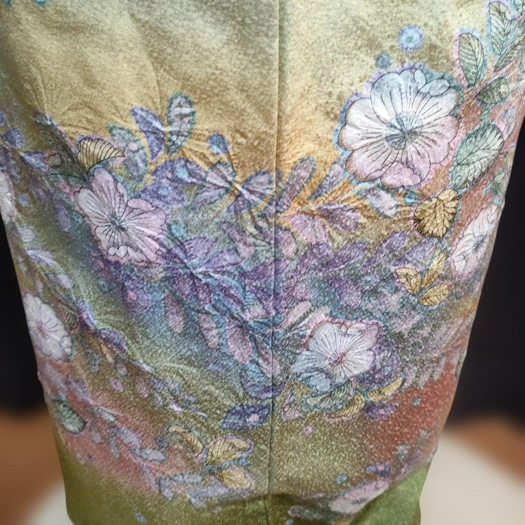 訪問着フルセット 辻が花柄