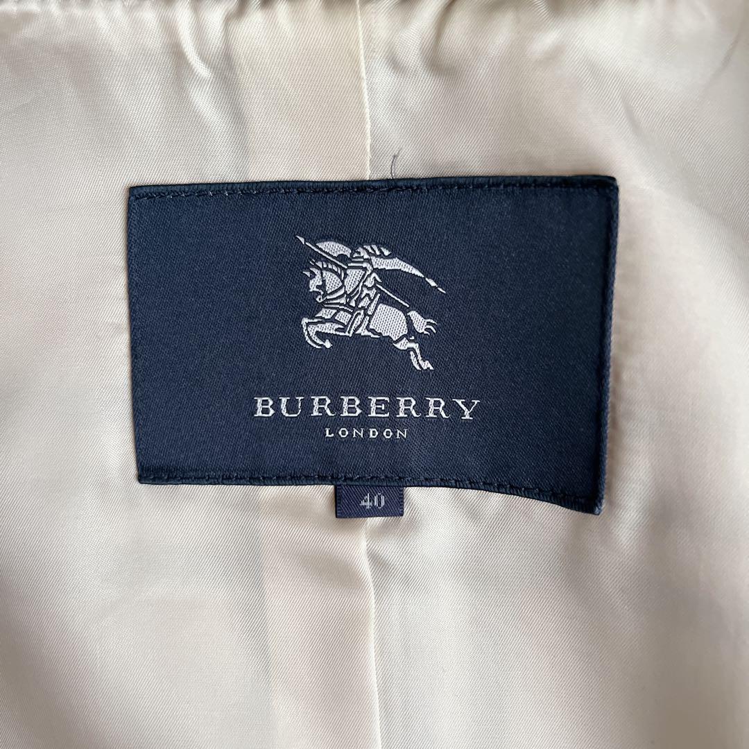 バーバリーロンドン ダブルフェイス コート ノバチェック カシミヤ ブラック L