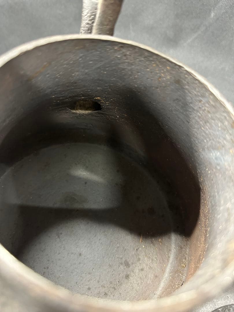 【経年品】南部鉄器　天祐堂　鉄瓶　急須　鳥