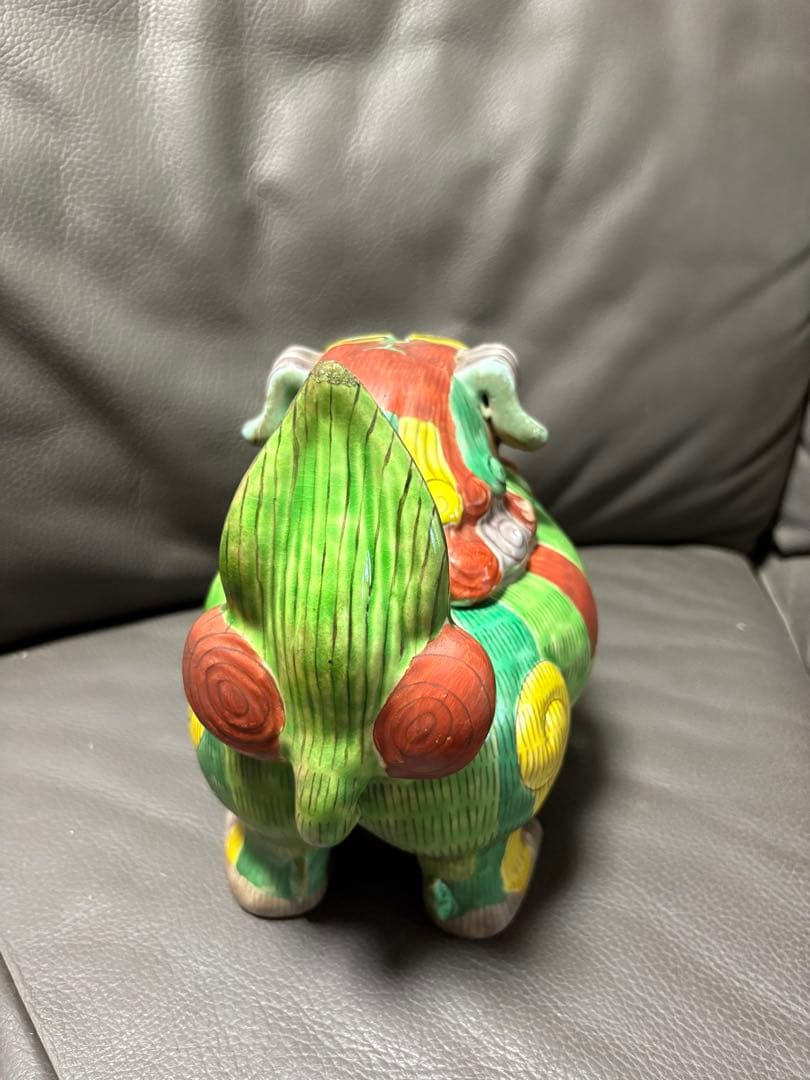 獅子　香炉　置物